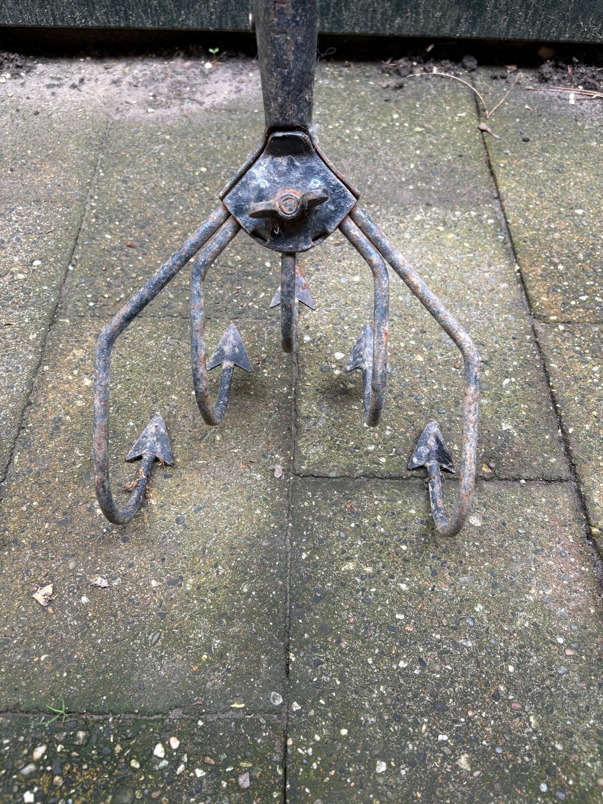 Oude Cultivator met Houten Steel - Tuin Gereedschap, Ophalen, Gebruikt, Cultivator
