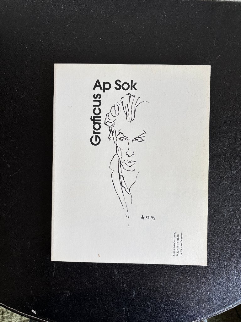 Ab Sok, graficus - 1993 - Klaas Roodenburg, Gelezen, Klaas Roodenburg, Ophalen of Verzenden, Schilder- en Tekenkunst
