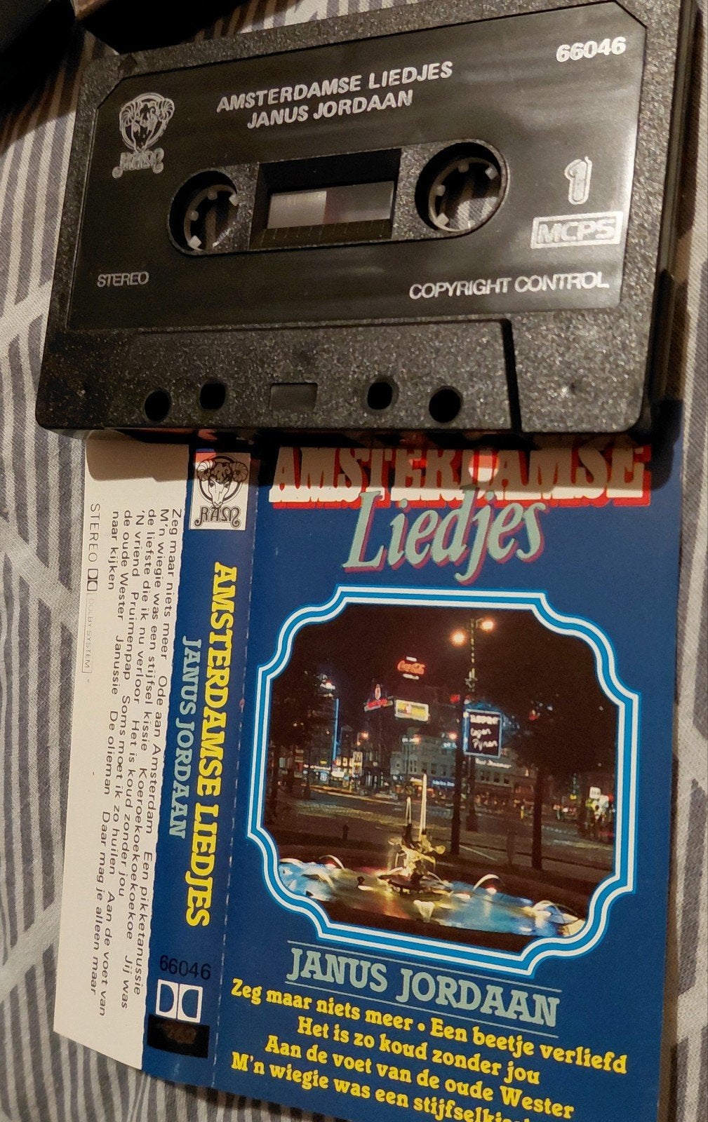 Janus Jordaan - Amsterdamse Liedjes Cassettebandje, Cd's en Dvd's, Cassettebandjes, Gebruikt, 1 bandje, Ophalen of Verzenden, Origineel