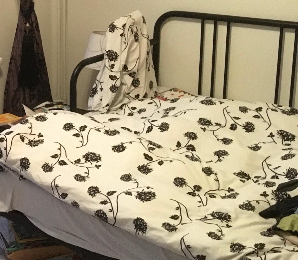 Bed, Ophalen, Verstelbaar, 90 cm, Zwart