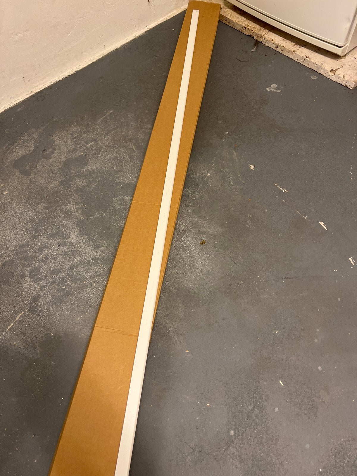 IKEA BAGGANÄS plinten/lijsten - wit, nieuw in doos, Ophalen, Kunststof, 200 tot 250 cm, Lijsten