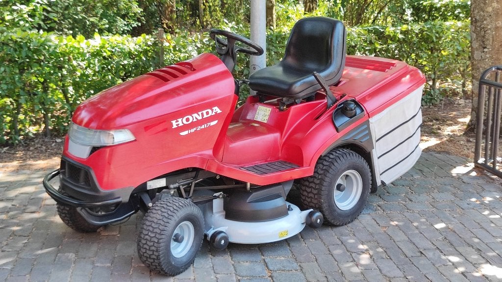 Zitmaaier Honda HF 2417, Tuin en Terras, Zitmaaiers, Ophalen, Honda, Gebruikt, Opvangbak