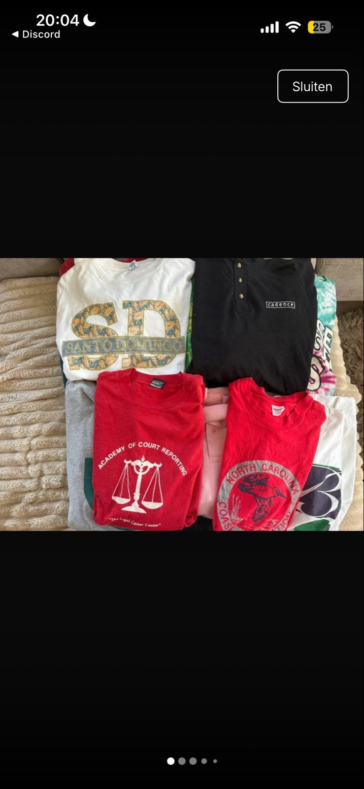 Diverse T-shirts en overhemden - Heren kledingpakket, Ophalen of Verzenden, Gedragen, Maat 52/54 (L), Zwart