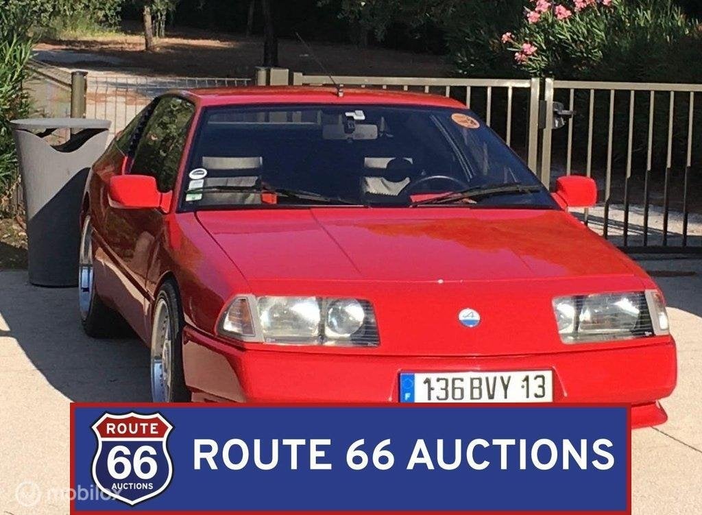 Alpine GTA Turbo | 1990 | Route 66 Auctions, Auto's, Zwart, Bedrijf, Handgeschakeld, Overige carrosserieën