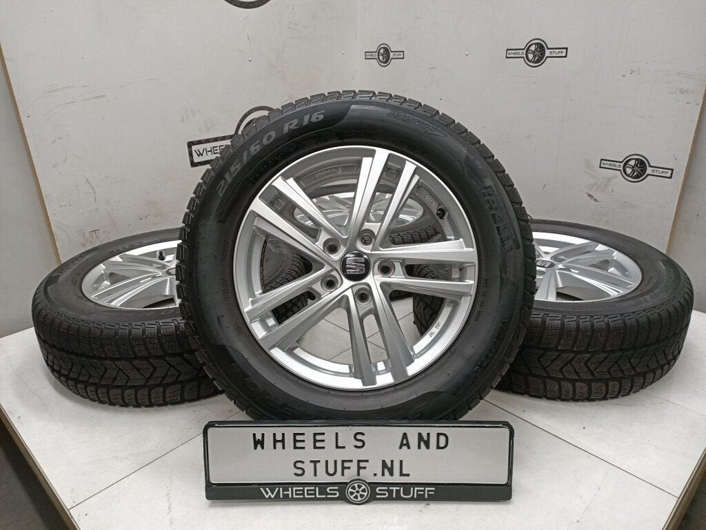 Seat Ateca lichtmetaal velgen 16, Ophalen, Gebruikt, 16 inch, Banden en Velgen
