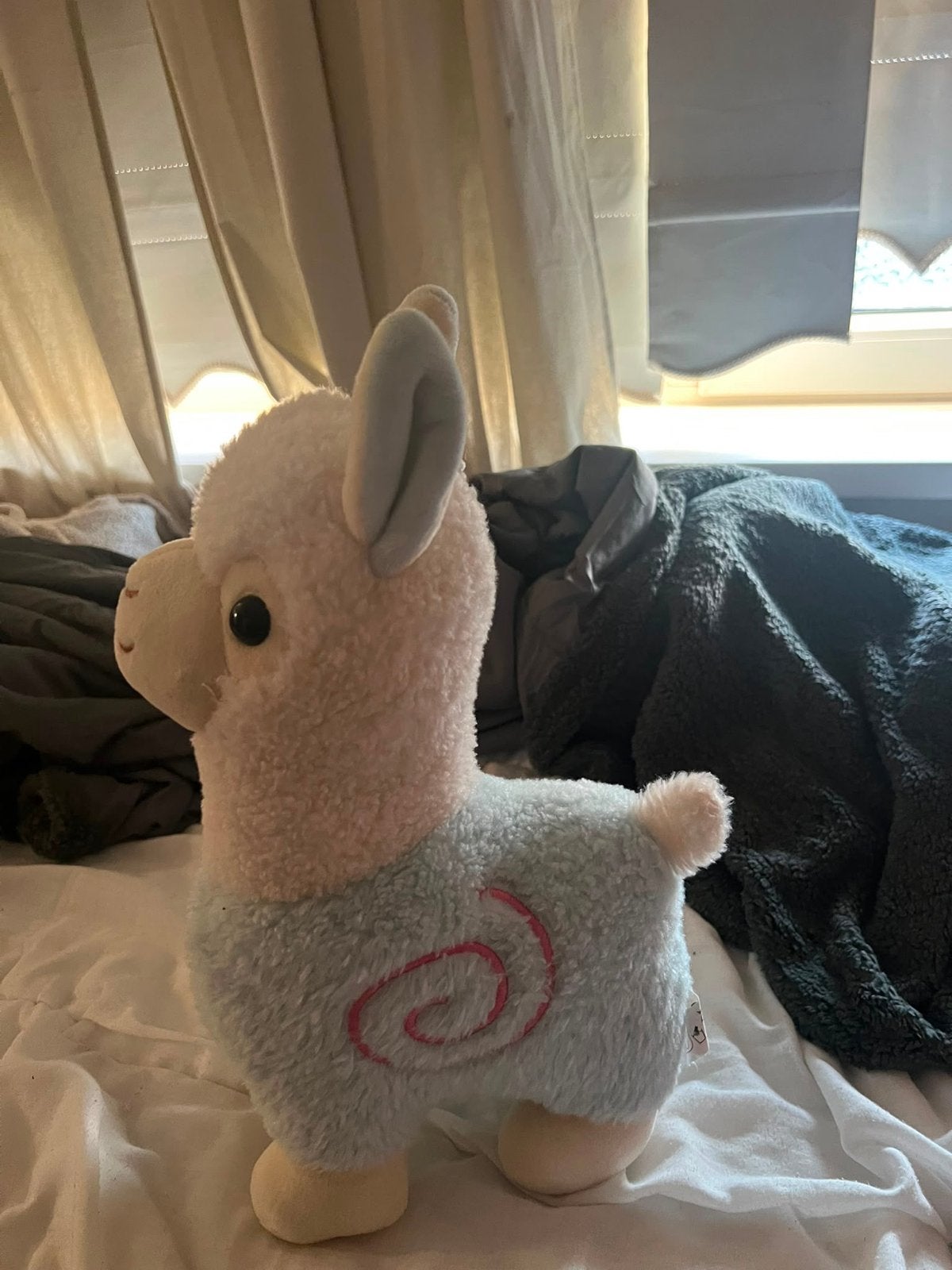 Schattige Lama Knuffel, Kinderen en Baby's, Speelgoed | Knuffels en Pluche, Overige merken, Overige karakters, Overige typen, Blauw