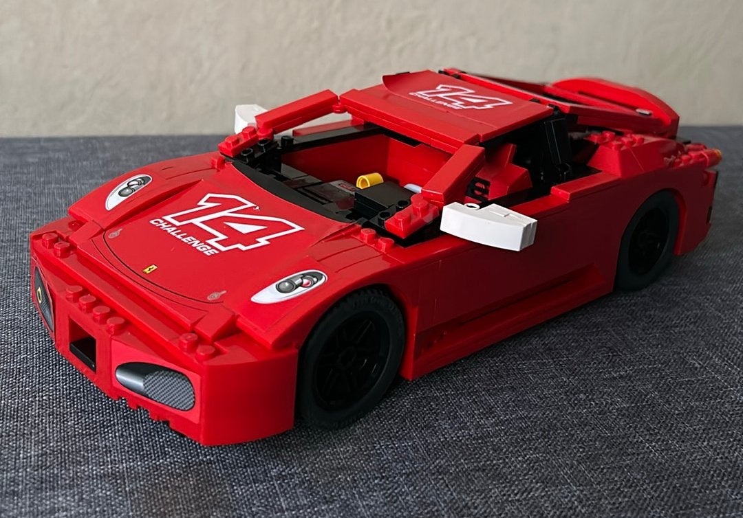 Lego Racers 8143 Ferrari F430 Challenge, Gebruikt, Lego, Ophalen of Verzenden, Racers