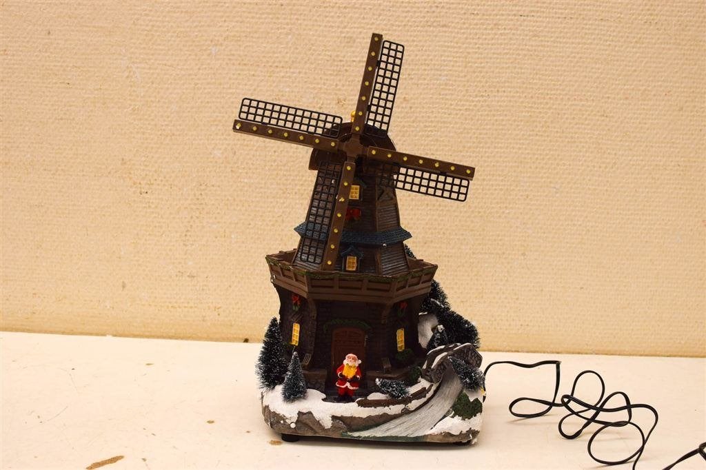 kerst molen als lamp 49574, Diversen, Kerst, Ophalen of Verzenden, Gebruikt