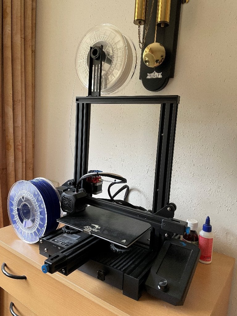 Ender 3 V2 3D-printer, Ophalen, Zo goed als nieuw, Filament, Creality