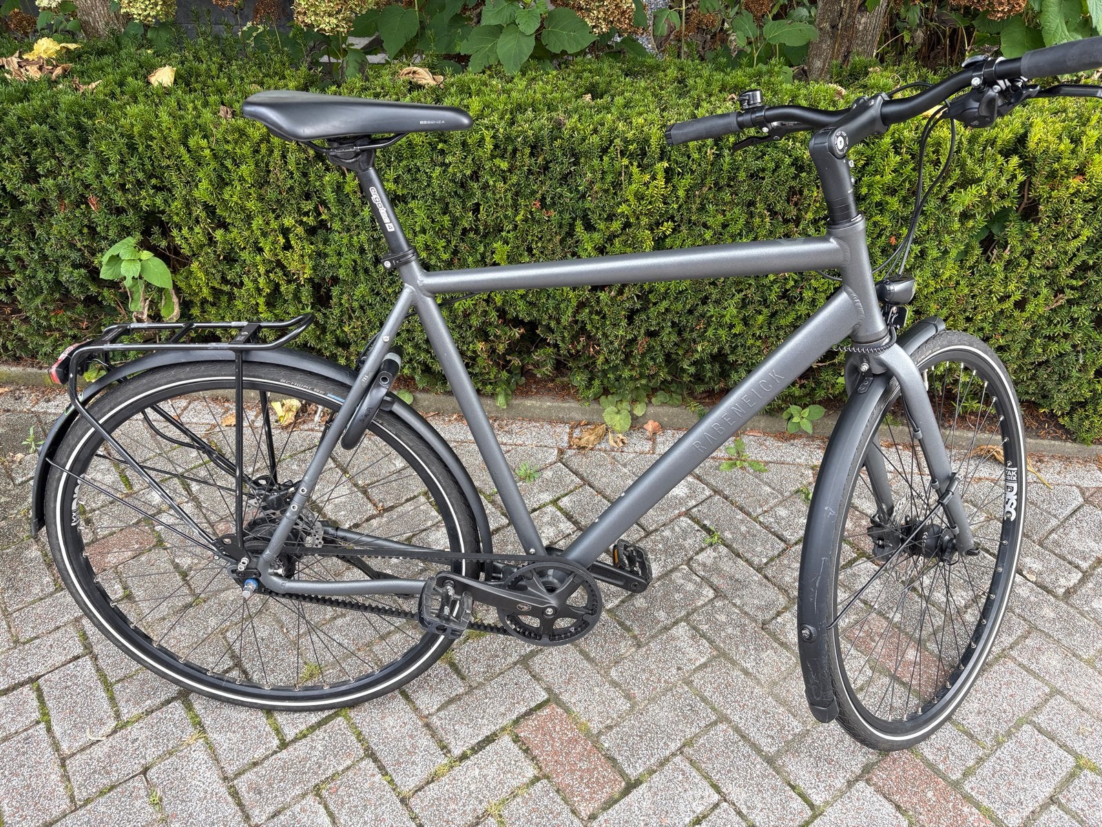Rabeneick TS5 60cm met riem aandrijving en schijfremmen, Gebruikt, Versnellingen, 57 tot 61 cm, Schijfrem