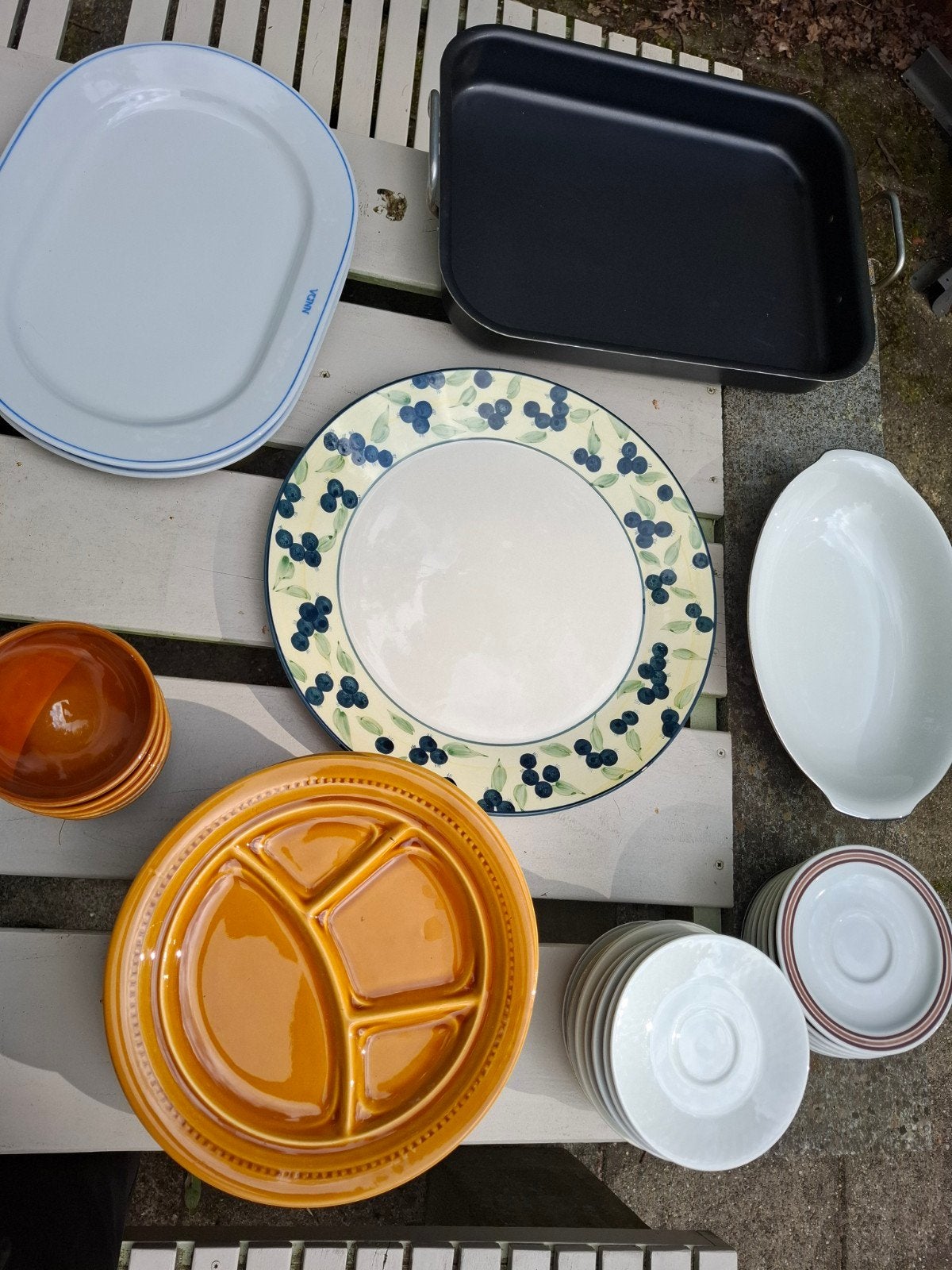 Servies, Ophalen, Overige stijlen