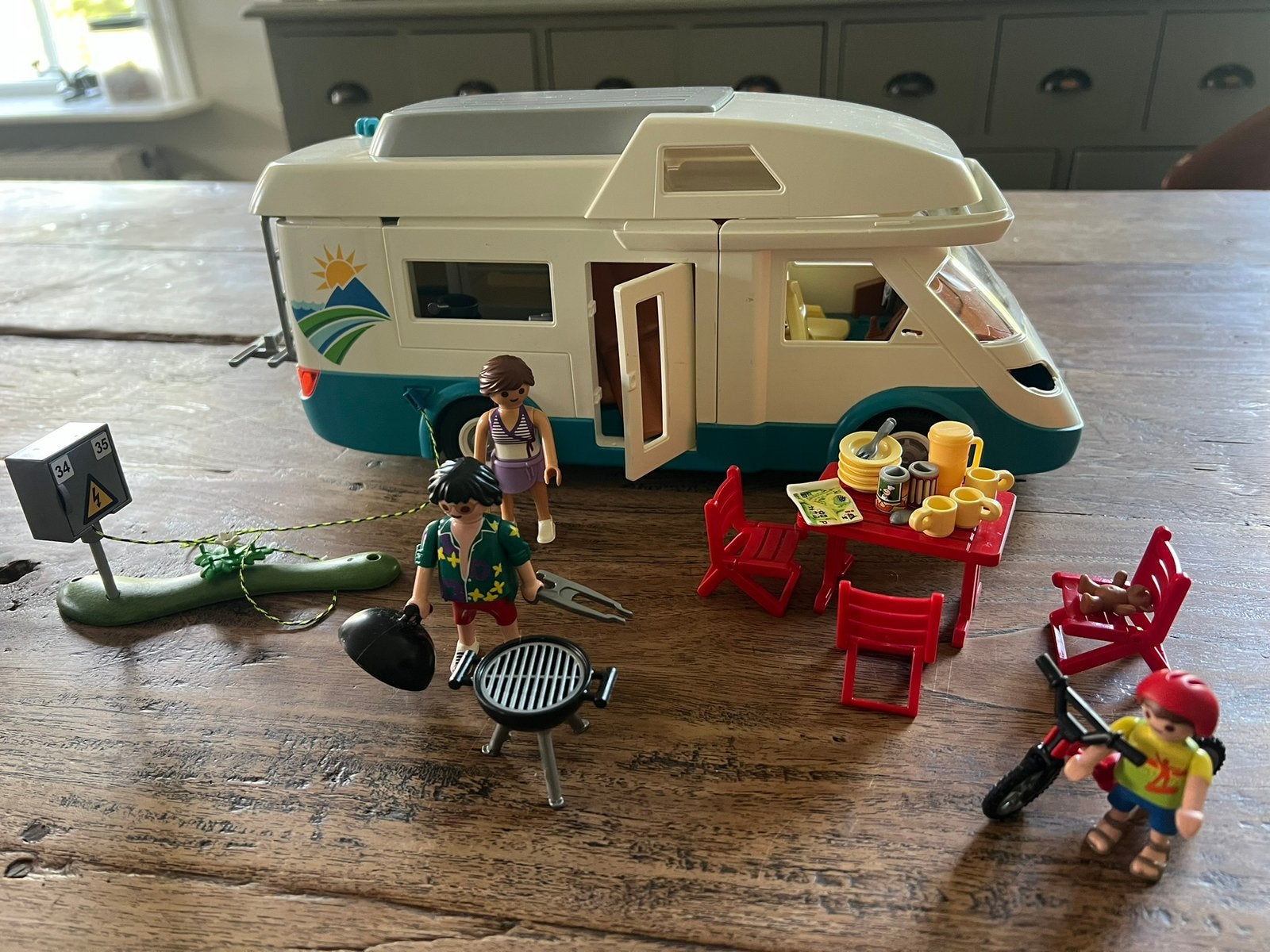 Camper van Playmobile, Kinderen en Baby's, Speelgoed | Playmobil, Ophalen, Zo goed als nieuw