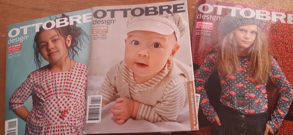 3 mooie Ottobre Design Kids magazine zelfmaakmode, Overige merken, Kind, Ophalen of Verzenden, Overige typen