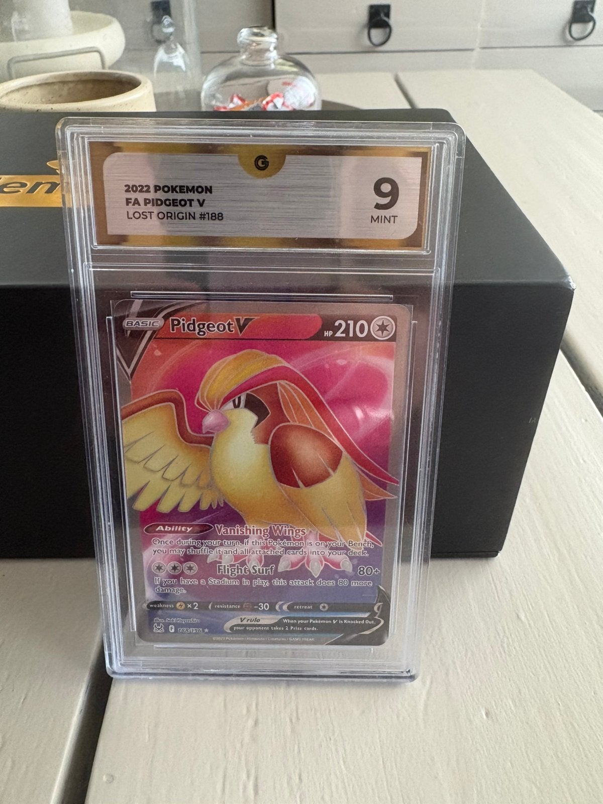 Pidgeot v grade 9, Ophalen of Verzenden, Zo goed als nieuw, Meerdere kaarten, Foil