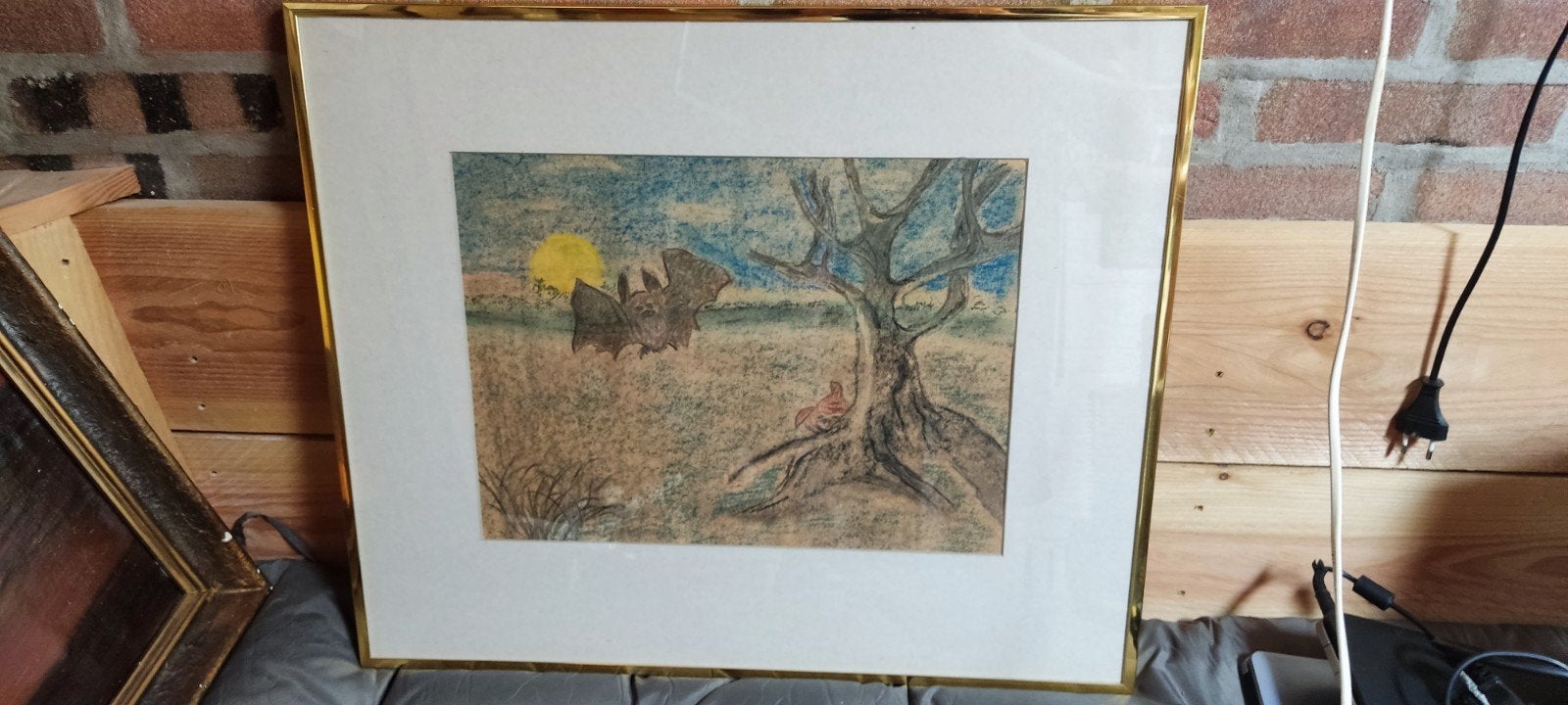 Pastel of krijttekening Wildeboer, Antiek en Kunst, Kunst | Schilderijen | Klassiek, Ophalen