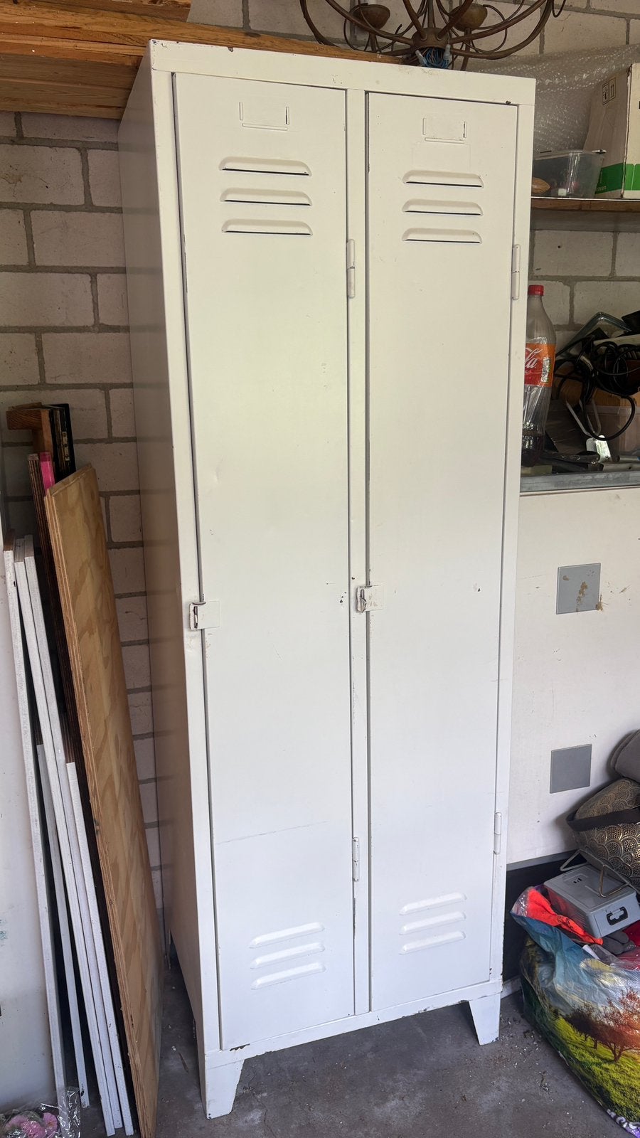 Oude stalen lockers (2stuks), Ophalen, Gebruikt