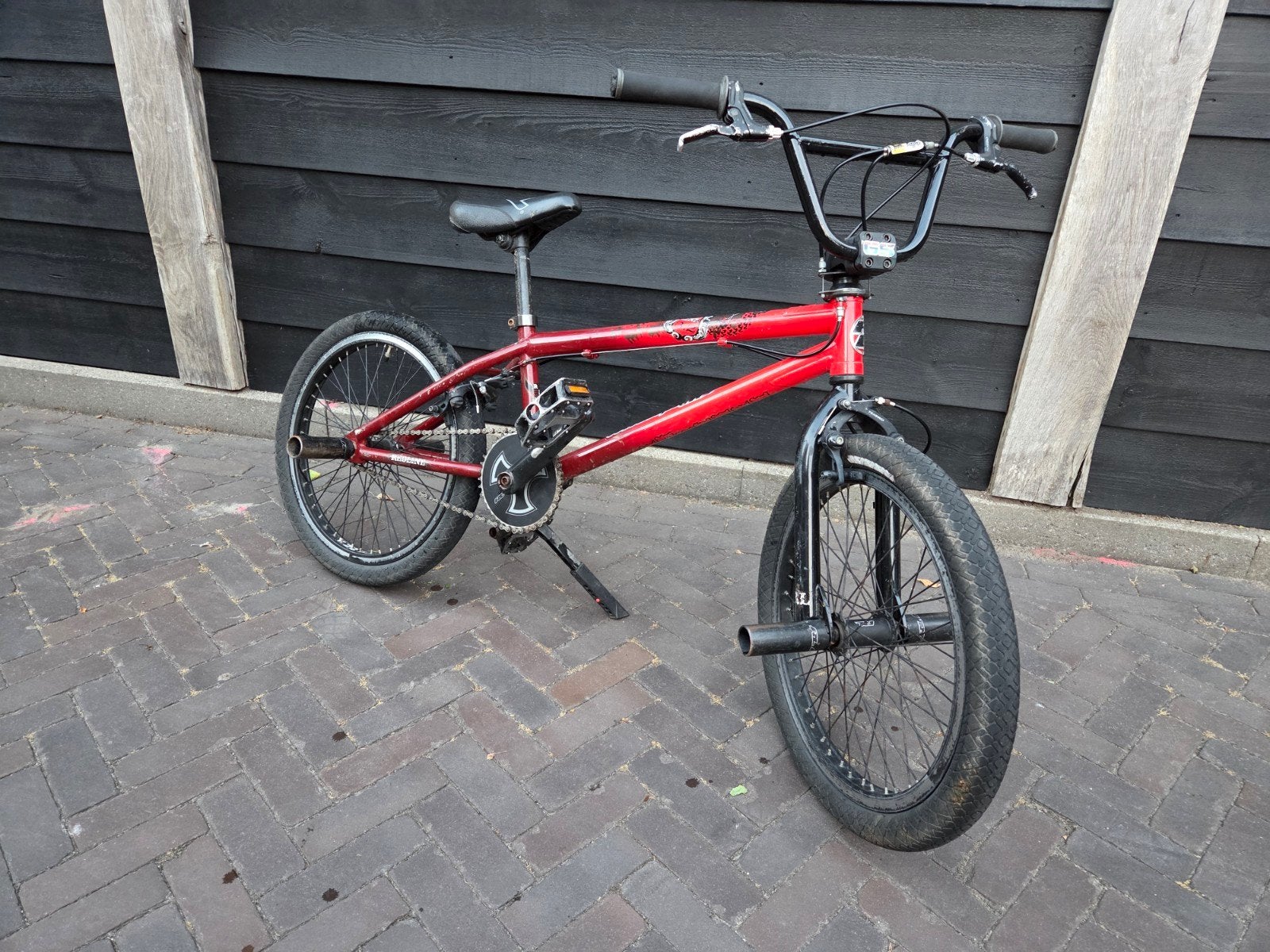 Red Line BMX fiets met voetsteunen, Ophalen of Verzenden