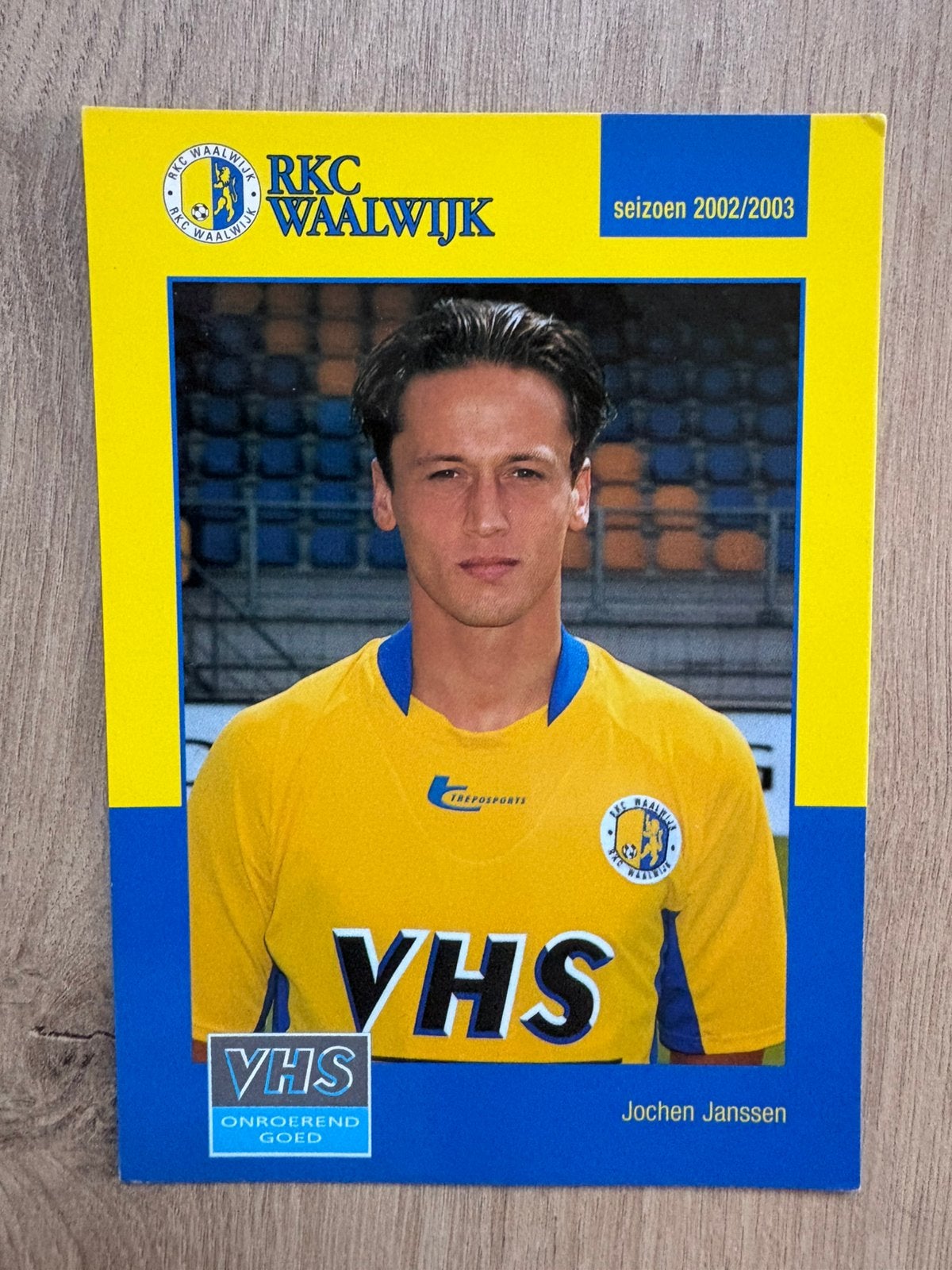 Fotokaart Jochen Janssen (RKC Waalwijk)., Verzamelen, Ophalen of Verzenden, Nieuw, Spelerskaart