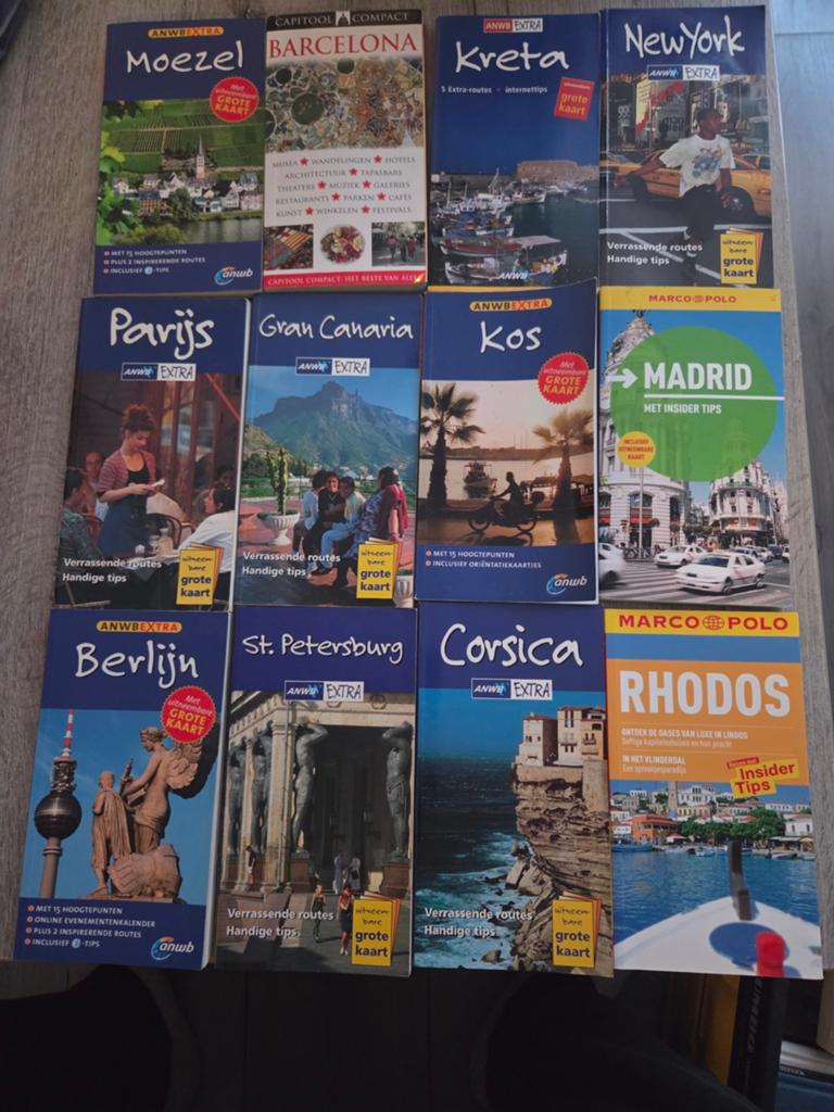 Reisgidsen Collectie: ANWB Extra, Capitool, Marco Polo, Gelezen, Europa, Ophalen of Verzenden, Reisgids of -boek
