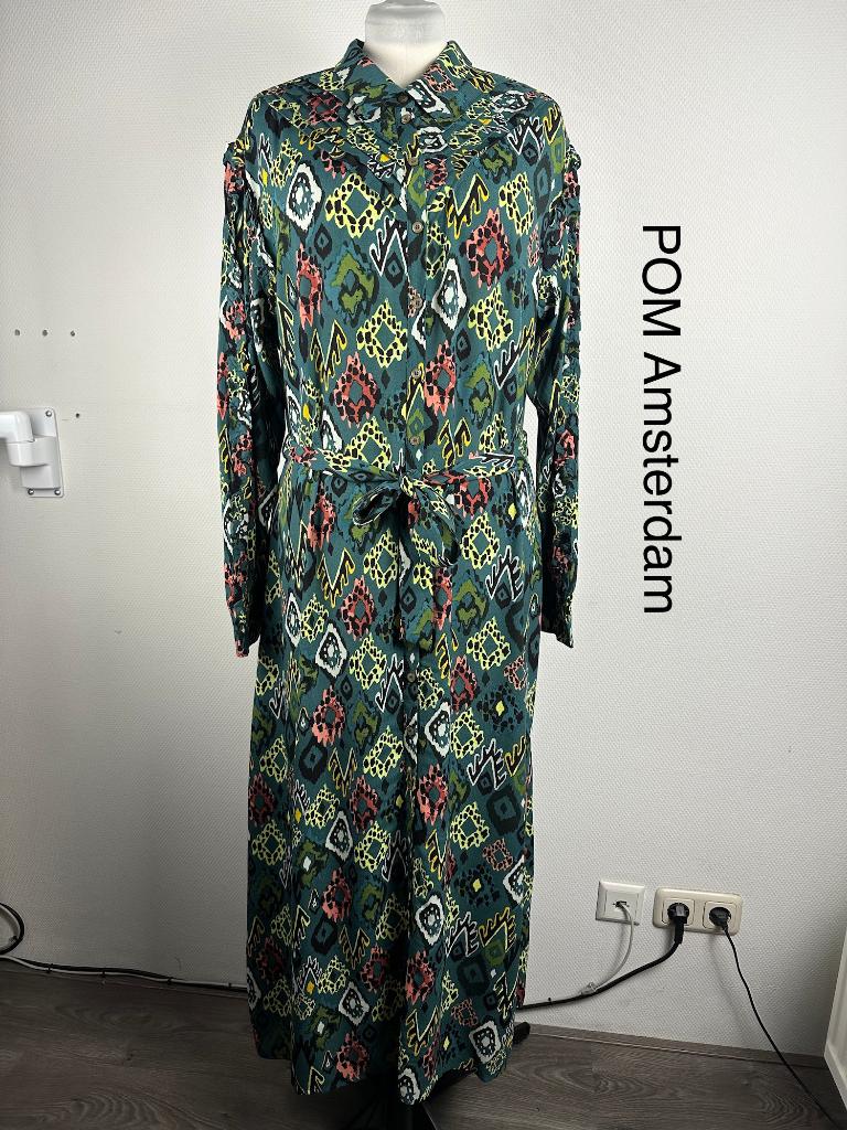 POM Amsterdam Jurk  (mt: 42) 15,3/9999, Kleding | Dames, POM Amsterdam, Blauw, POM Amsterdam, Maat 42/44 (L)