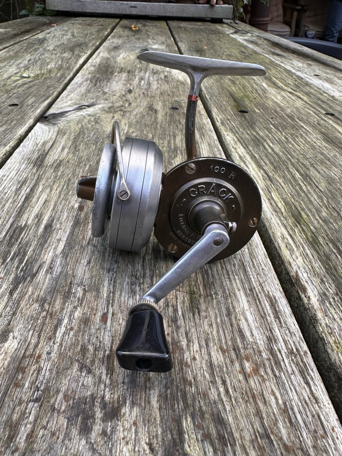 Vintage Luxor Grack 100 R Vismolen, Ophalen of Verzenden, Gebruikt, Molen