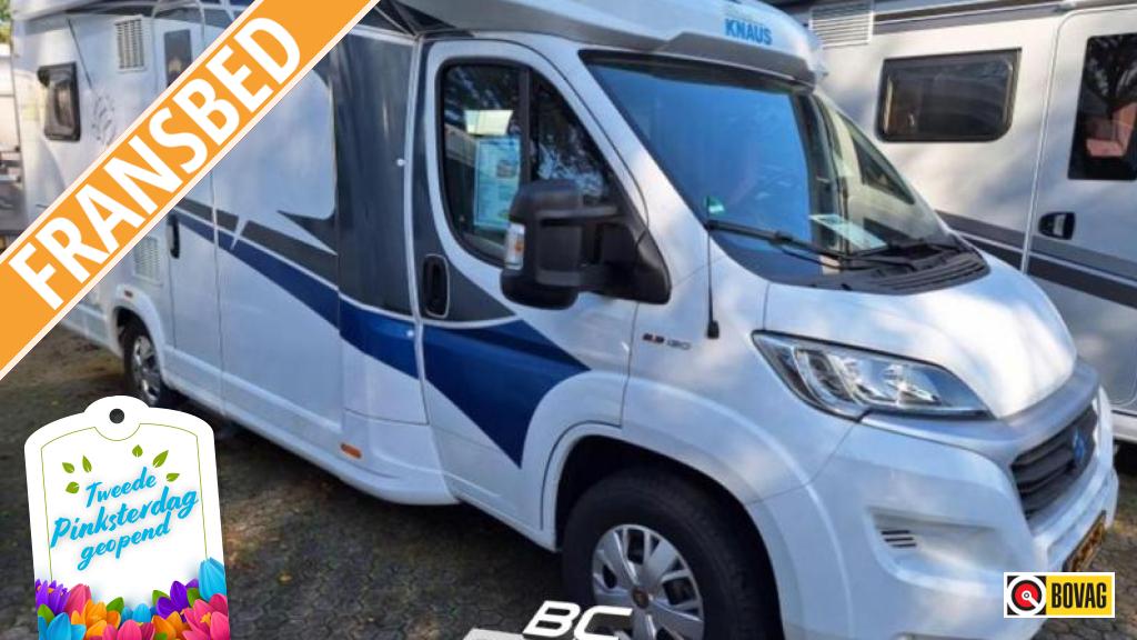 Knaus L!ve Ti 650 MF Frans Bed, Caravans en Kamperen, Campers, Ringverwarming, Fiat, Bedrijf, Luifel