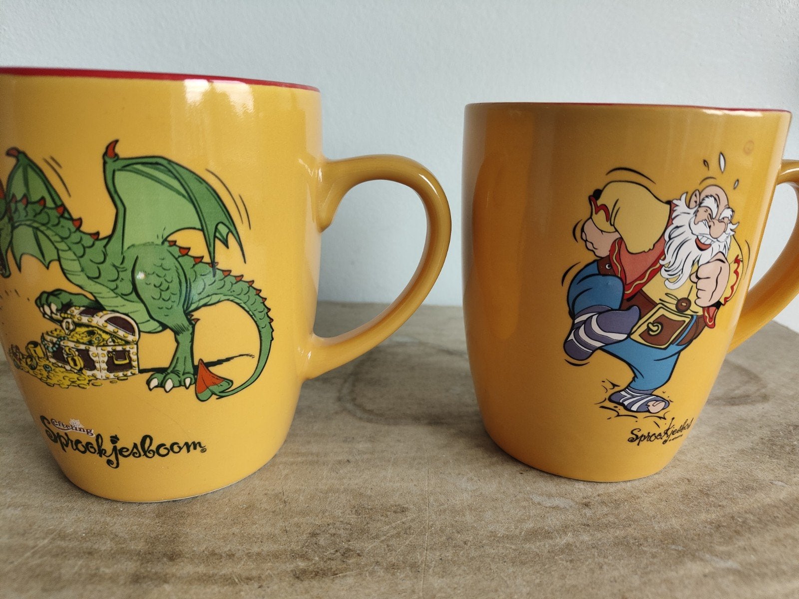 2 XL Efteling Chocomel mokken sprookjesboom & sprookjesbos, Verzamelen, Efteling, Ophalen of Verzenden, Zo goed als nieuw