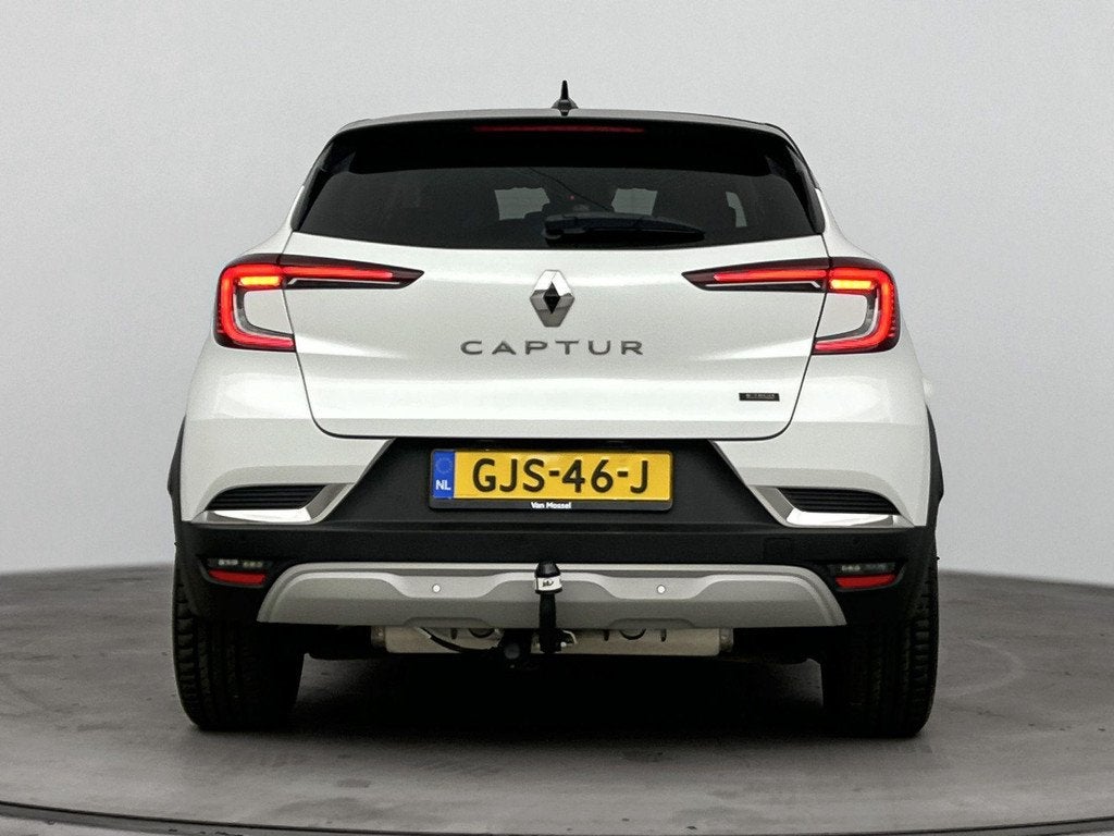 Renault Captur 1.6 E-Tech Plug-In Hybrid Techno 160PK | Auto, Auto's, Renault, Gebruikt, Leder en Stof, Wit, Plug-in hybride