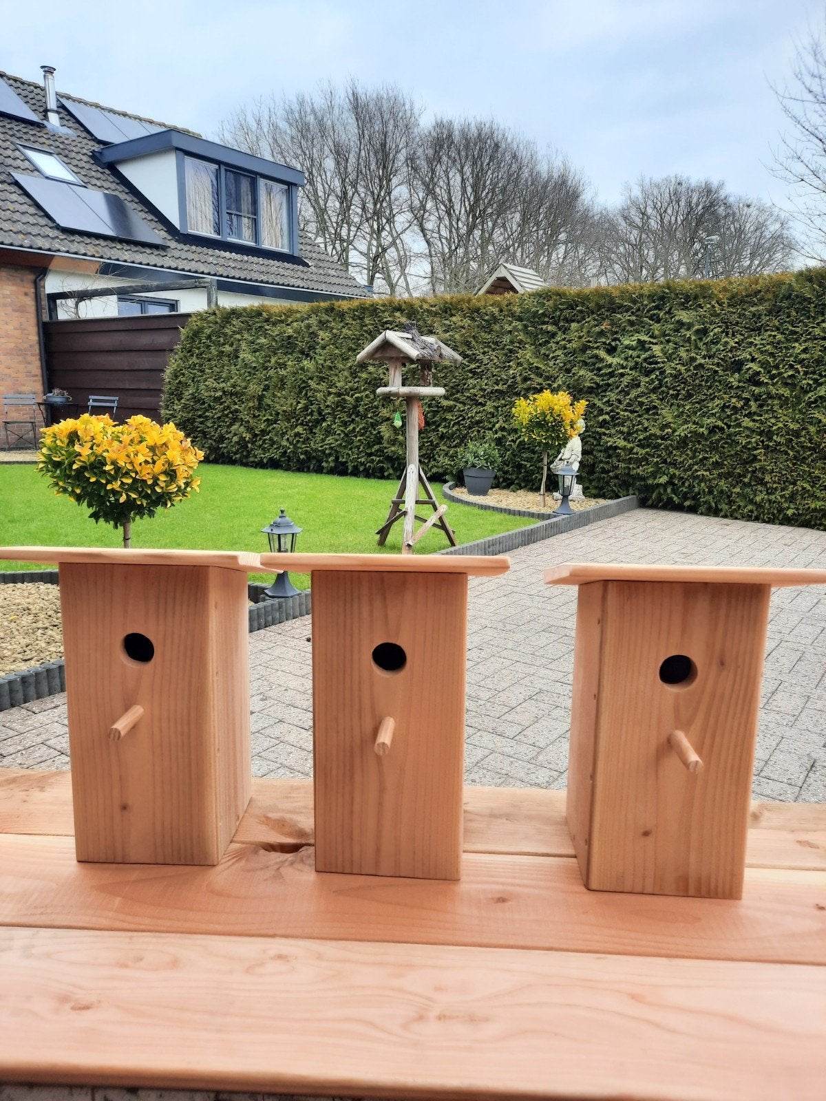 Vogelhuisje of nestkastje, Tuin en Terras, Tuinwanddecoratie, Ophalen of Verzenden