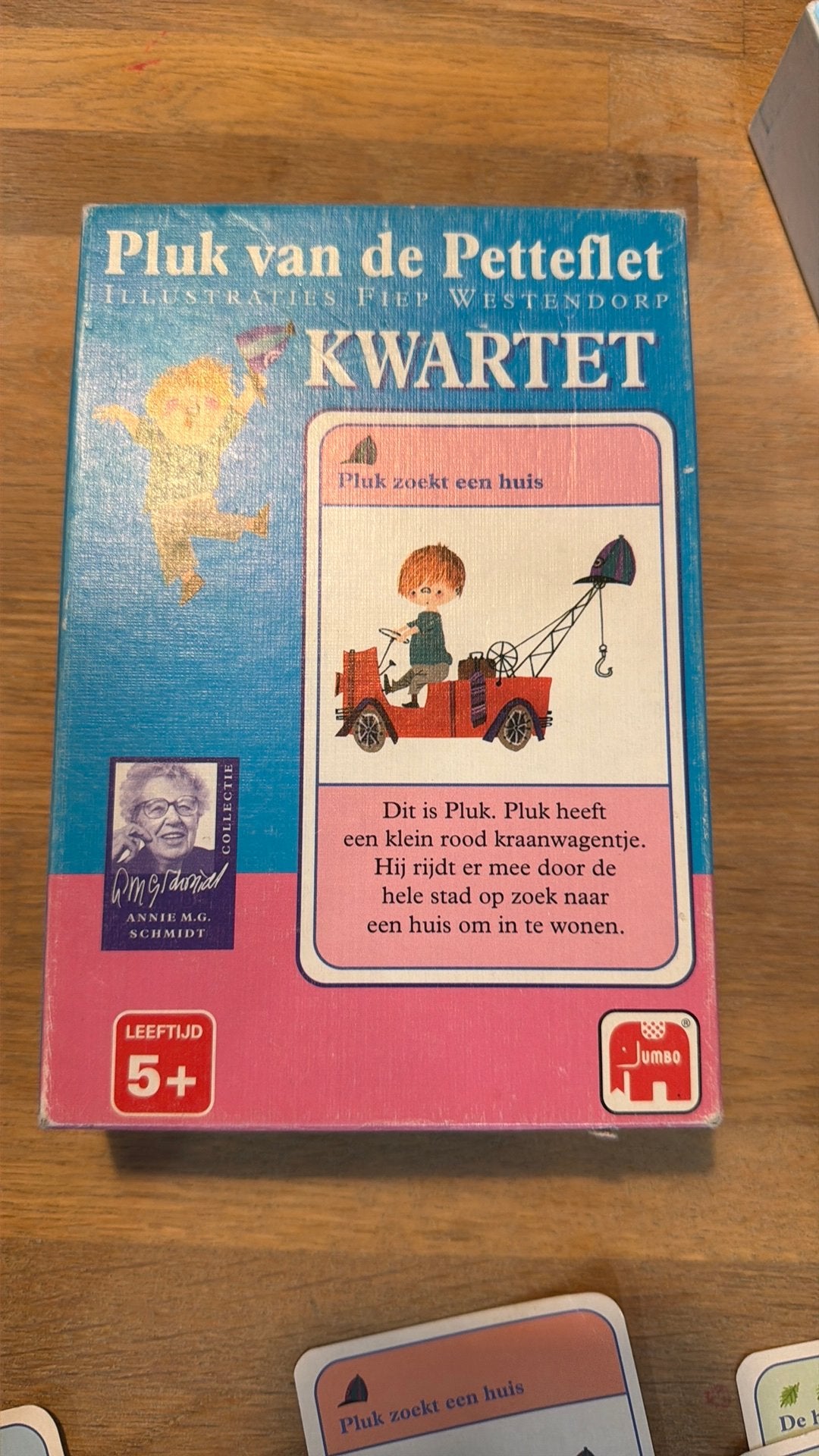 Pluk van de Petteflet kwartet – Fiep Westendorp – Jumbo, Verzamelen, Ophalen of Verzenden, Zo goed als nieuw, Joker(s)
