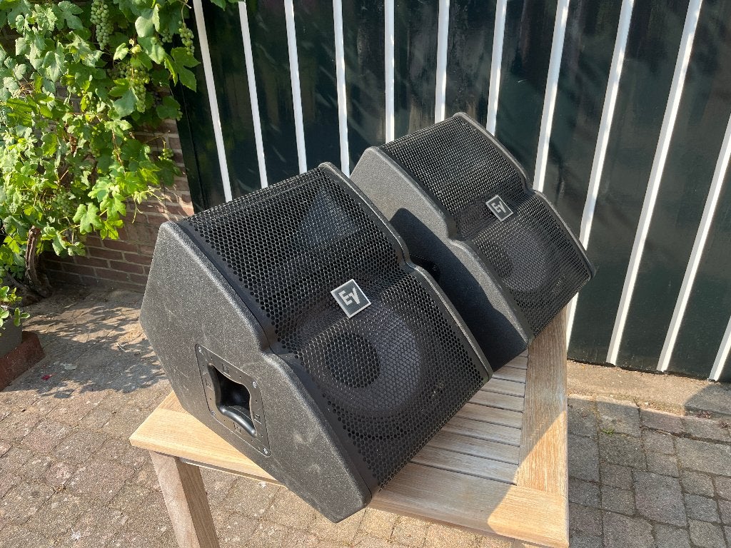 Electro Voice 122 Touring monitors 2 stuks, Ophalen of Verzenden, Zo goed als nieuw, Vloerstaande luidspreker, Overige merken