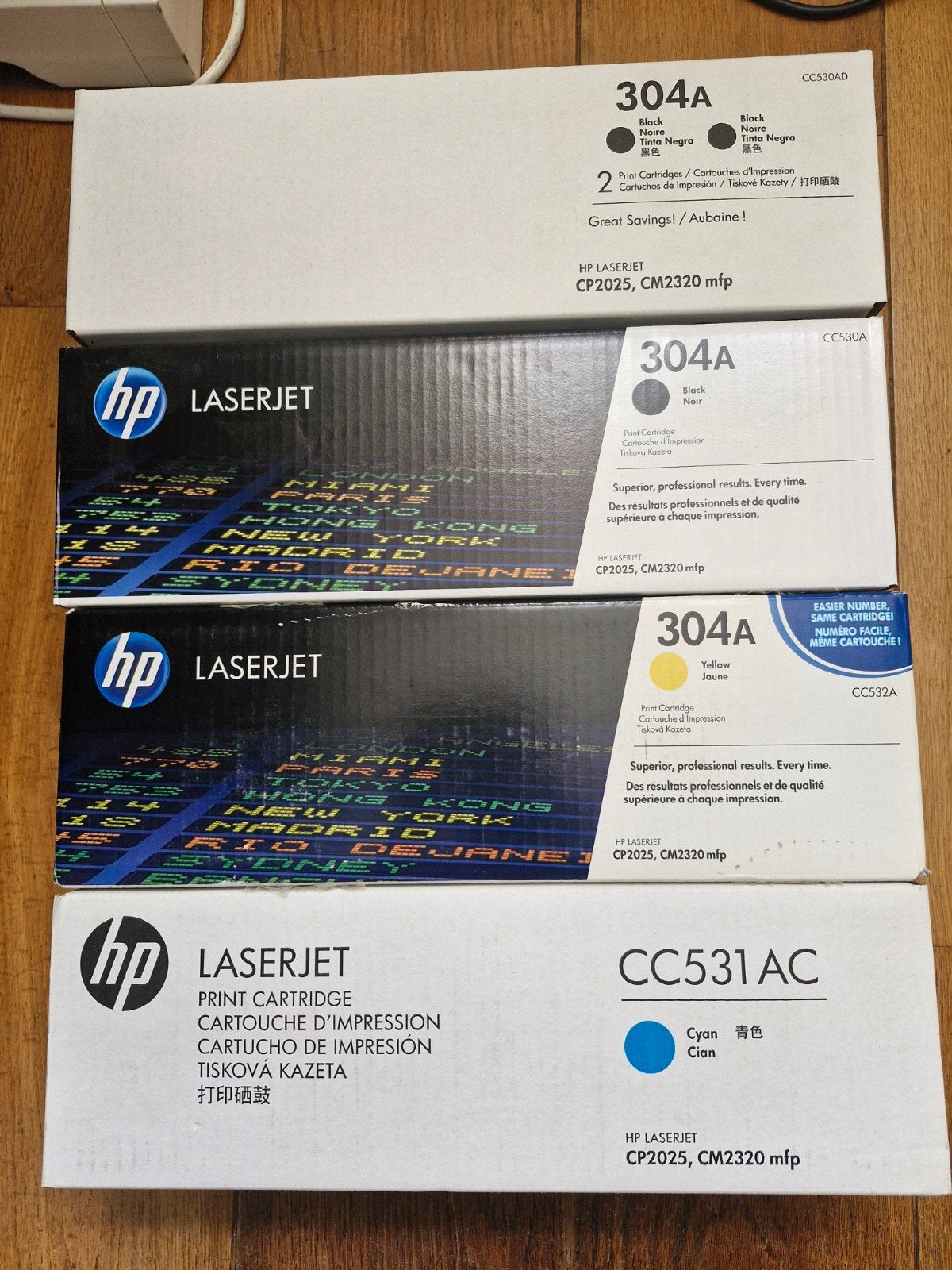 Originele HP LaserJet cartridges 304A (CP2025, CM2320 mfp), Computers en Software, Ophalen of Verzenden, Nieuw, Toner, HP (ORIGINEEL)
