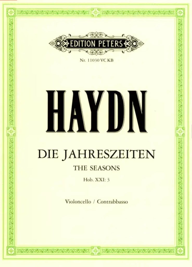 Haydn - Die Jahreszeiten Hob. XXI:3 Edition Peters, Koor, Klassiek, Ophalen of Verzenden, Zo goed als nieuw