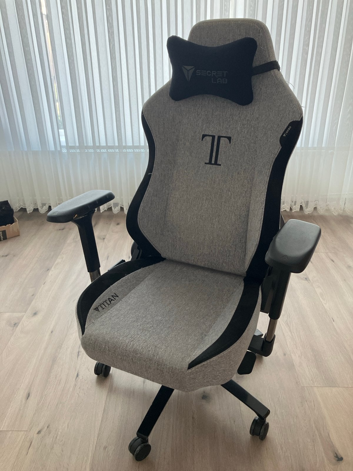 Secretlab Titan Gaming Bureaustoel - Grijs, Ophalen, Gebruikt, Grijs, Bureaustoel