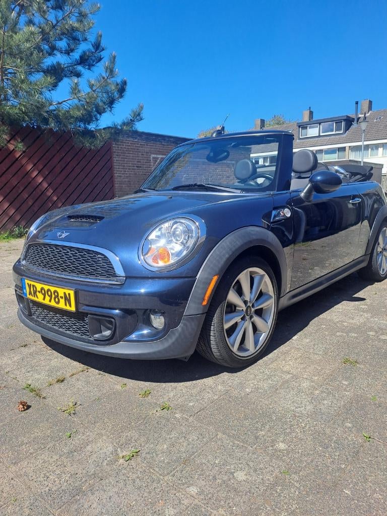 Mini Cooper S 1.6  CABRIO  AUT CLIMA  LEER FLIPPERS, Auto's, 4 cilinders, Cabriolet, Leder, Particulier