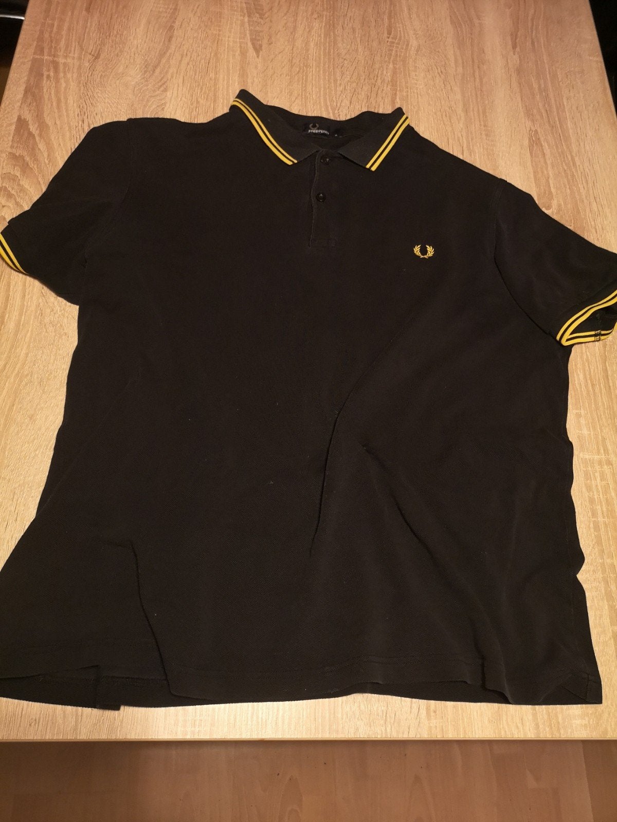 Zwarte polo van Fred Perry, maat XL., Kleding | Heren, T-shirts, Verzenden, Zwart, Maat 56/58 (XL), Zo goed als nieuw