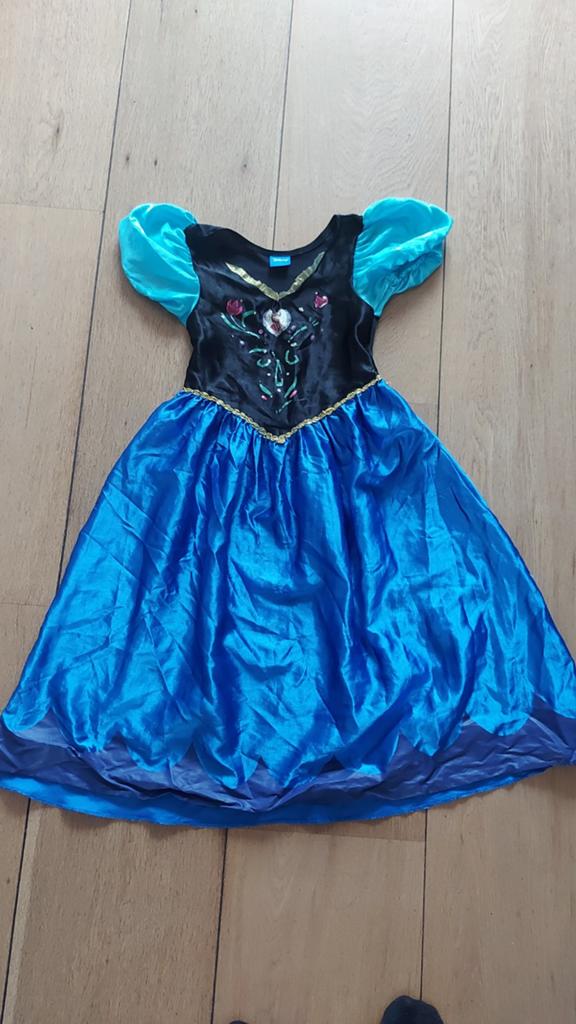Disney Frozen, Anna jurk maat 7 / 8 jaar., Ophalen of Verzenden, Gebruikt, 110 t/m 116, Meisje