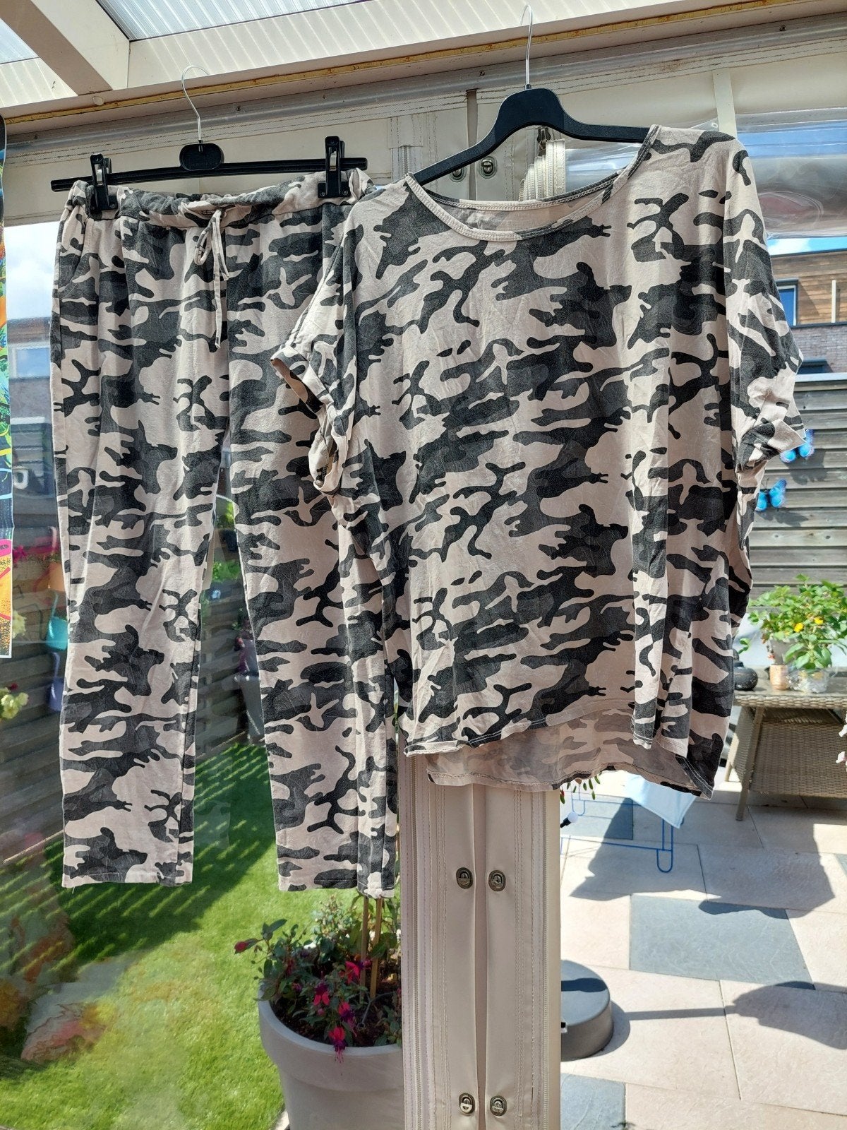 Setje leger print maat xxl, Kleding | Dames, Ophalen of Verzenden, Gedragen, Maat 46/48 (XL) of groter, Groen