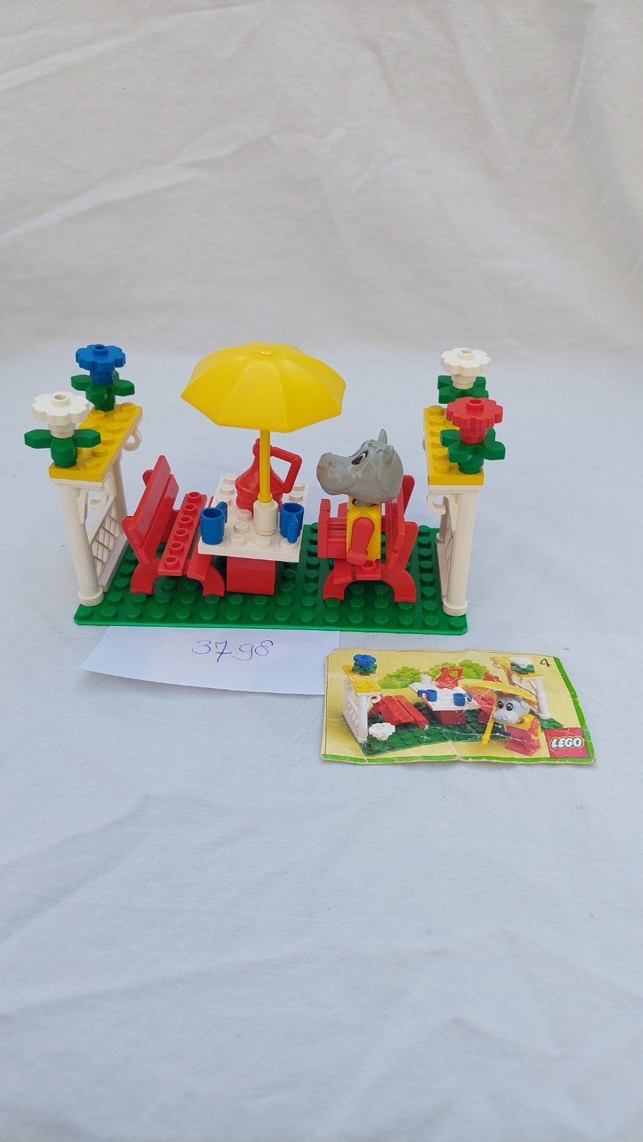 Lego Fabuland 3798 Picknick met nijlpaard, Ophalen of Verzenden, Gebruikt, Overige merken