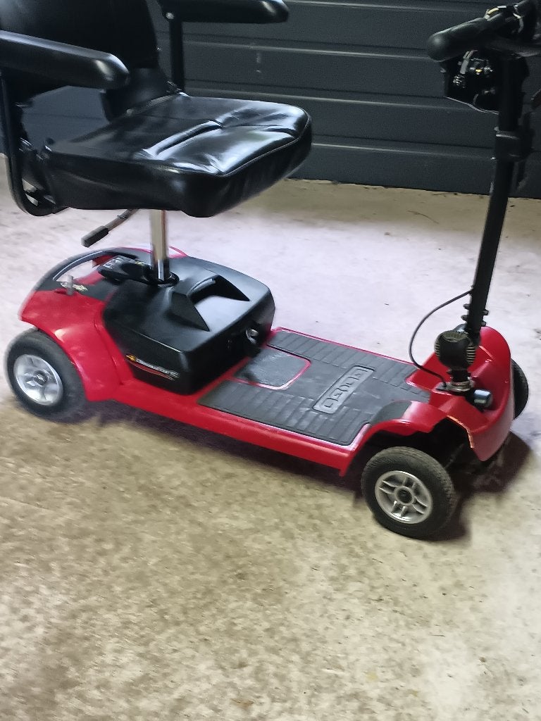 opvouwbare scoot-mobiel, Ophalen, 10 km/u of minder, 15 km of minder, Gebruikt