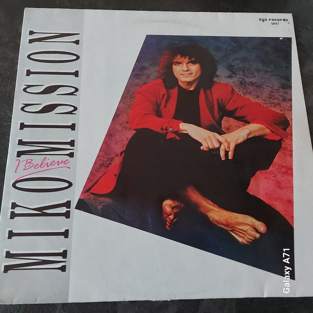 12 inch Maxisingel Miko Mission - I Believe (1988) Italo, Gebruikt, Ophalen of Verzenden, Fotohoes, Disco