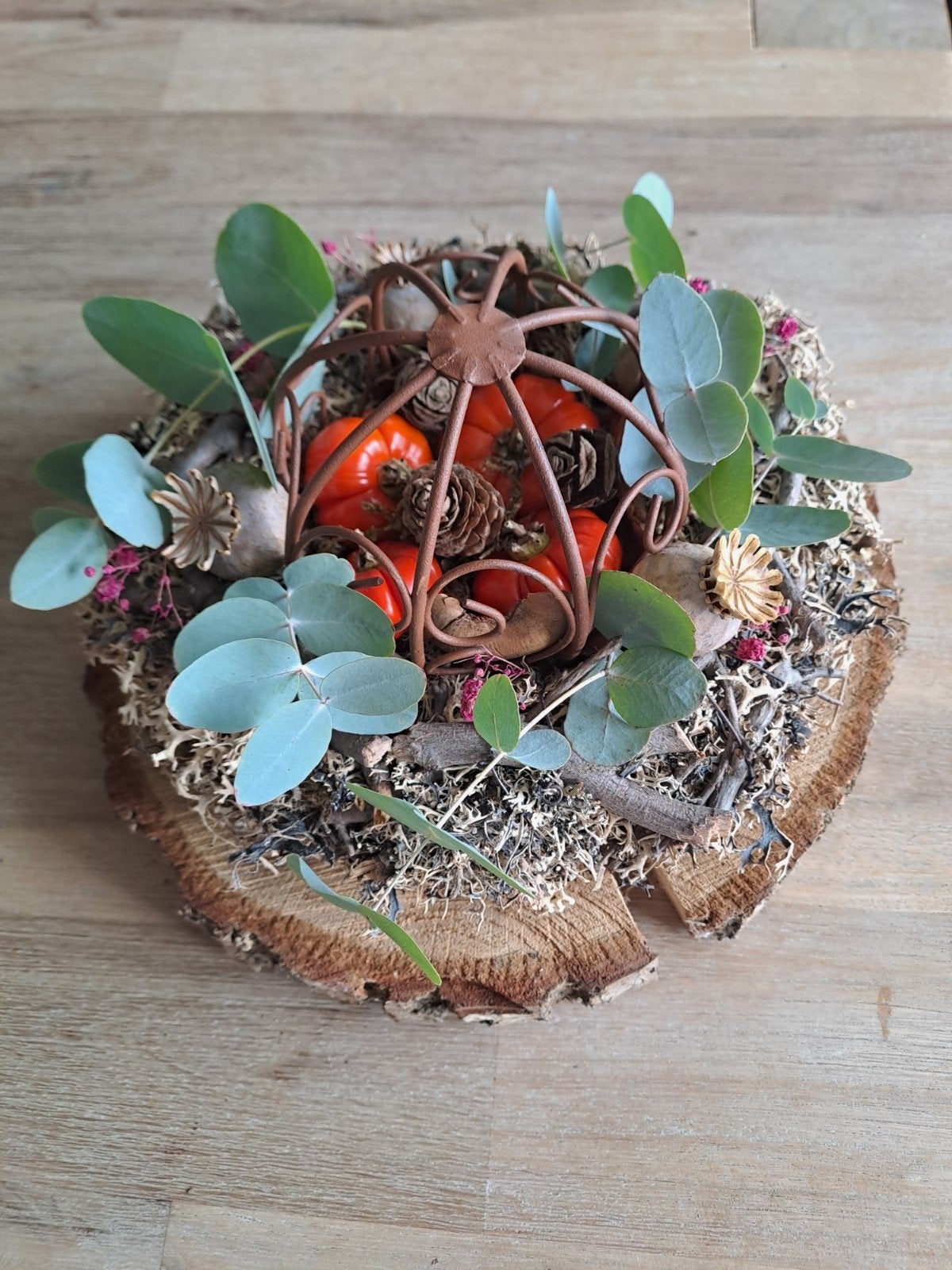 Herfststuk, Ophalen