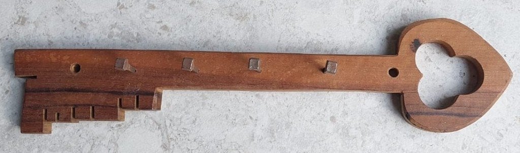 Vintage houten sleutelhanger Leidens Ontzet 3 oktober, Ophalen of Verzenden, Gebruikt, Overige typen