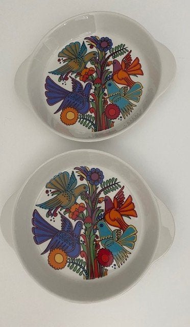 Villeroy & Boch 2 leuke ovenschalen Acapulco blauw, Verzenden