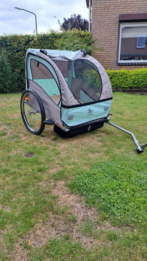Sundvall Fietskar 2-in-1: Fietskar & Wandelwagen, Fietsen en Brommers, Fietsaccessoires | Aanhangers en Karren, Ophalen, Zo goed als nieuw