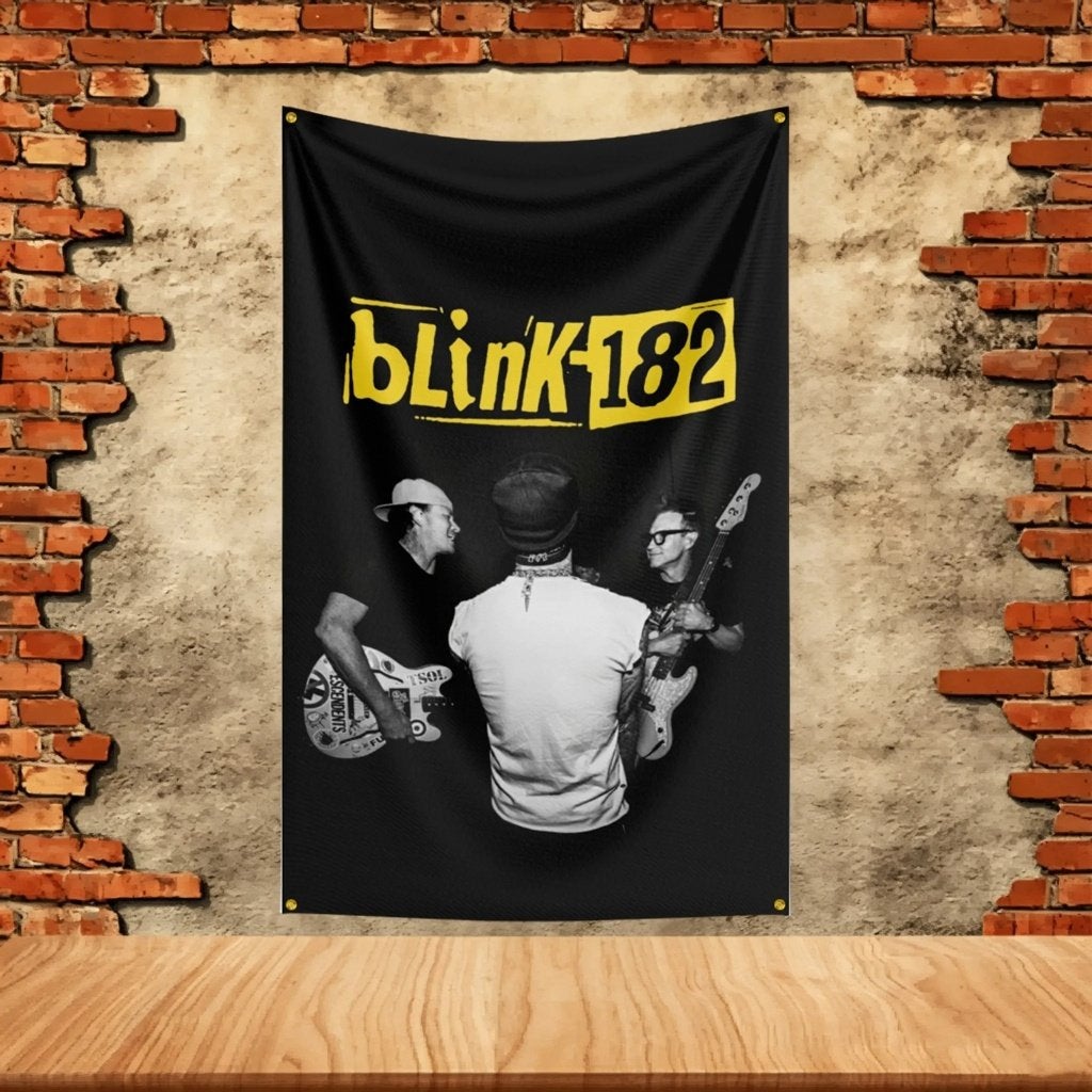Grote vlaggen Blink 182 (150x90cm), Ophalen of Verzenden, Nieuw