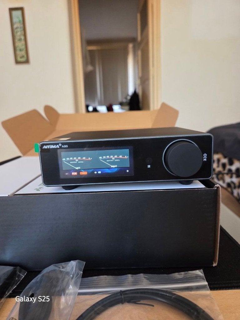 Aiyima A80 Optimized Version (Hi-Res Dac Bluetooth 5.1), Audio, Tv en Foto, Versterkers en Receivers, Nieuw, Stereo, 120 watt of meer