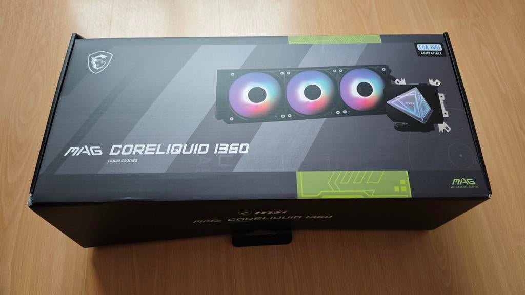Msi MAG coreliquid i360 liquid cooler, Computers en Software, Computerkoelers, Ophalen of Verzenden, Nieuw, Waterkoeling