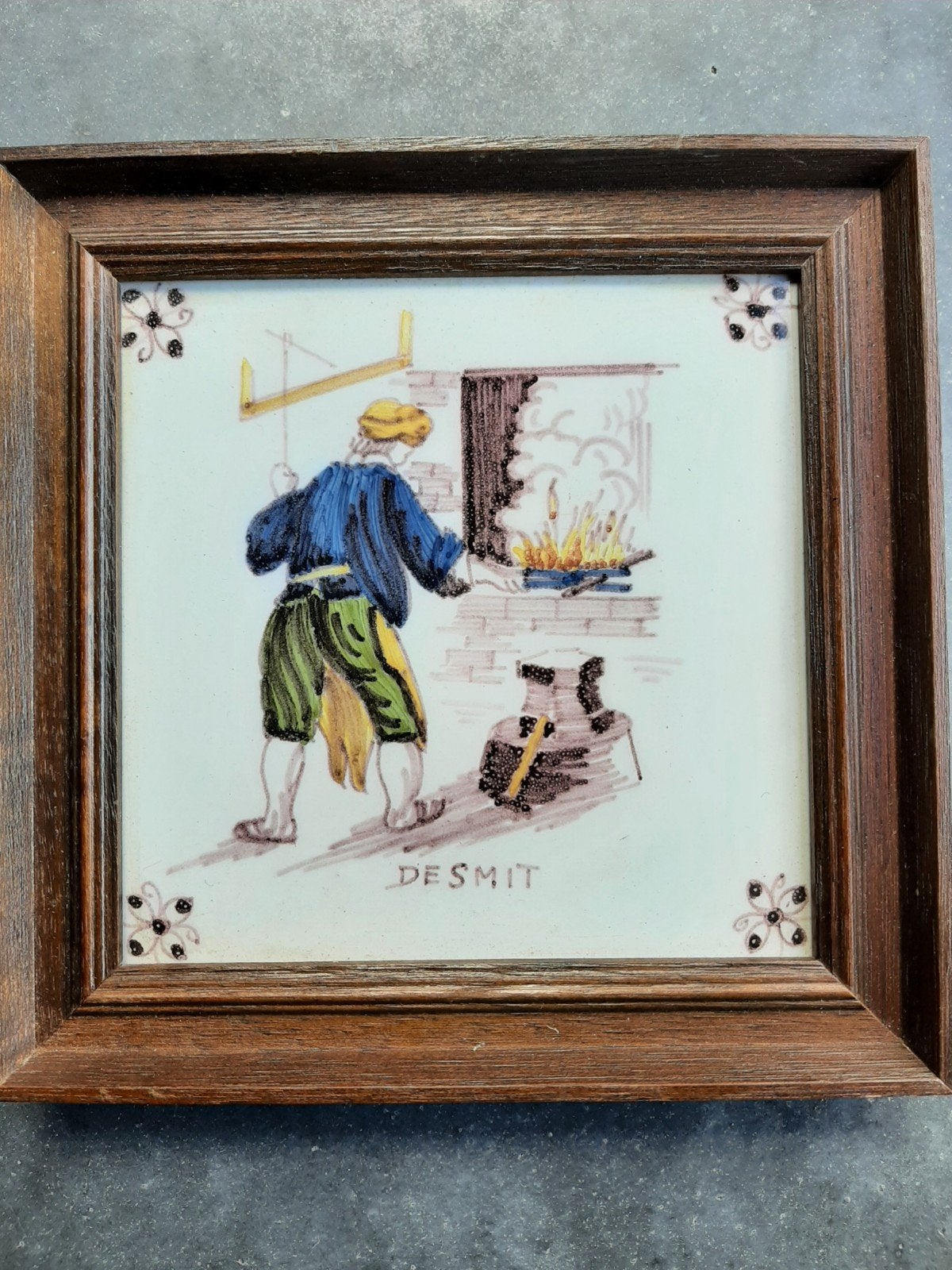 Oude tegel /de smit, Ophalen of Verzenden