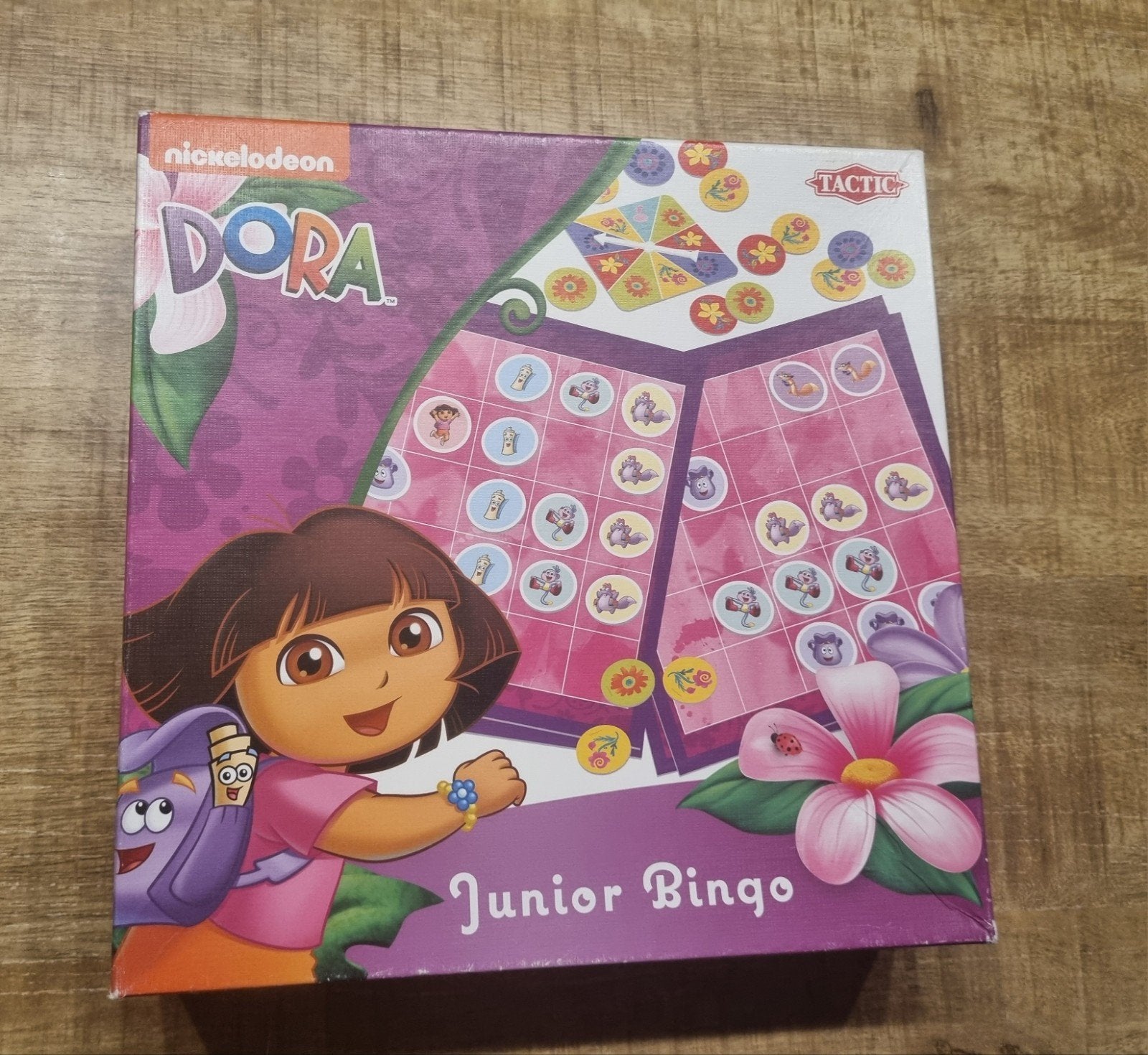 Dora Junior Bingo - Nickelodeon Tactic Bordspel, Hobby en Vrije tijd, Gezelschapsspellen | Bordspellen, Een of twee spelers, Ophalen